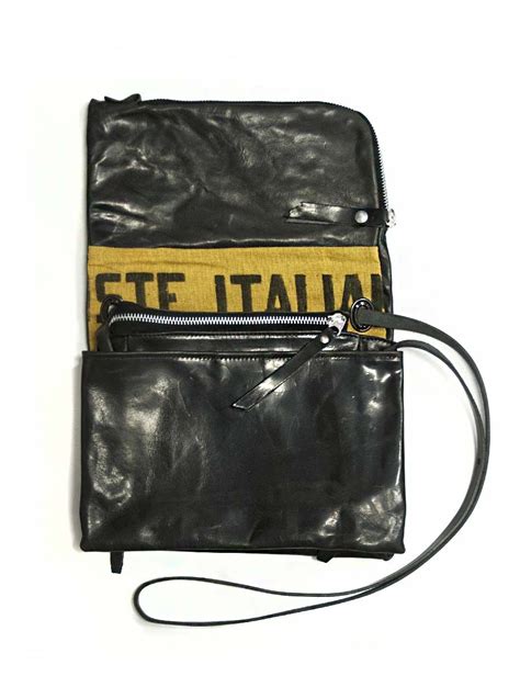 Delle Cose 13 style leather bag | Leather bag, Leather, Black leather bags