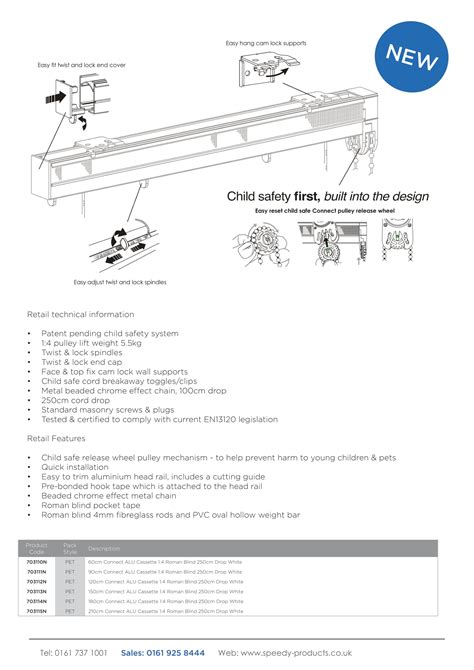 Connect roman blind fitting instructions