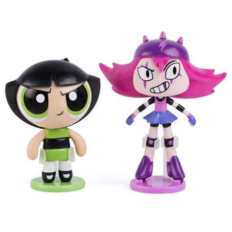 The Powerpuff Girls - 2 inch Action Dolls with Display Stands - 2-Pack ...