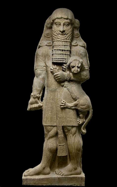 Colossal statue of a hero, ‘Gilgamesh’, plaster cast, original in ...