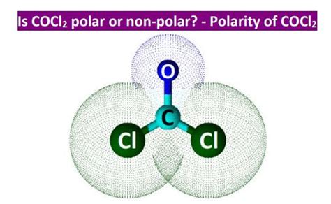 Is COCl2 Polar or Nonpolar? - Polarity of Phosgene | Molecular geometry ...