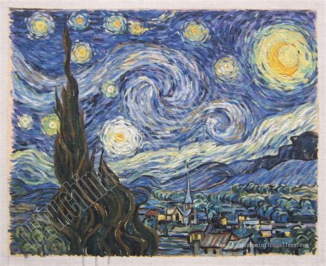 Starry Night - Van Gogh - oil painting reproduction - China Oil ...