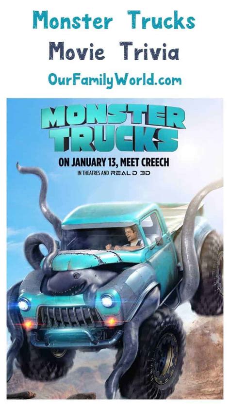 Monster Trucks Movie Trivia & Fun Facts- OurFamilyWorld