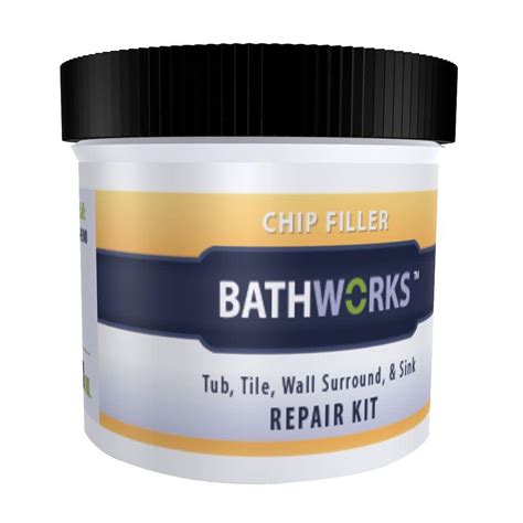 BATHWORKS 3 oz. DIY Bathtub and Tile Chip Repair Kit-CR-20 - The Home Depot