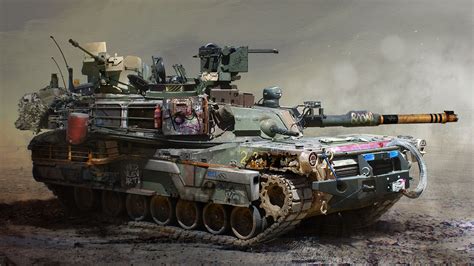 Post-Apocalyptic Tank image I made recently. Super fun as always ...