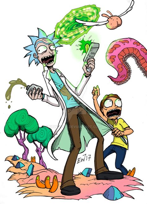 Rick and morty fan art by erwinwin on DeviantArt