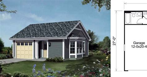 6 floor plans for tiny homes that boast an attached garage