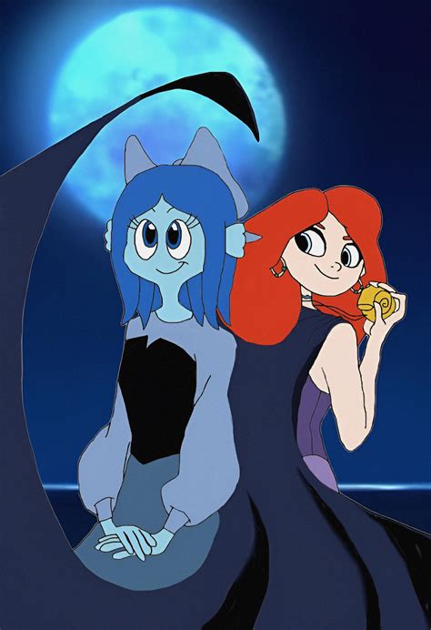 Ruby Gillman as Ariel and Chelsea as Vanessa by Gabriel3215 on DeviantArt