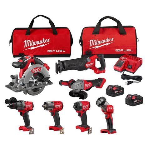 Milwaukee M18 FUEL 18V Lithium-Ion Brushless Cordless Combo Kit with ...