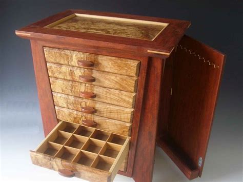 Exotic Wood Jewelry Box of Woods from Around the World