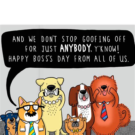 We Stopped Goofing Off Funny Boss's Day Card From Us - Greeting Cards ...