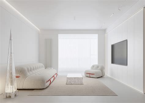 Minimalist White Interiors With Unique Furniture DesignsInterior Design ...