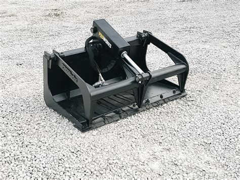 42″ Heavy Duty Smooth Bucket Grapple Attachment Fits Mini Skid Steer ...