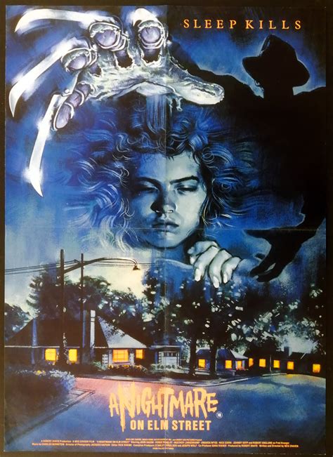 A NIGHTMARE ON ELM STREET (1984) Original Vintage UK British Double ...