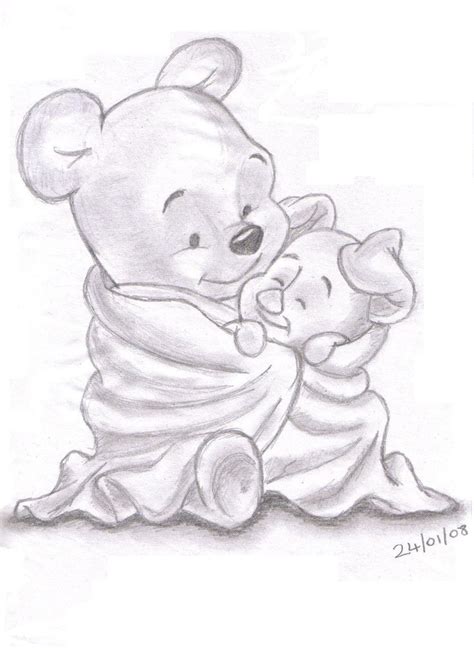 Pooh....sketch | Coole bilder zum zeichnen, Bilder zeichnen, Disney skizzen