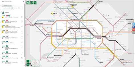 Interaktives Liniennetz für S-Bahn, U-Bahn, Regio | S-Bahn Berlin GmbH