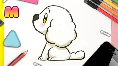 COMO DIBUJAR UN PERRO KAWAII - Dibujos faciles kawaii - Aprende a ...