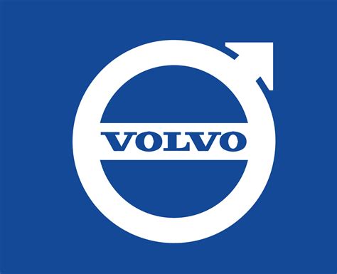 Volvo Logo Brand Car Symbol With Name White Design Swedish Automobile ...