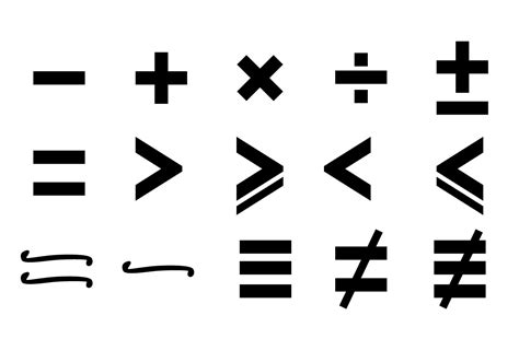 Signos Matemáticos Vectores, Iconos, Gráficos y Fondos para Descargar ...