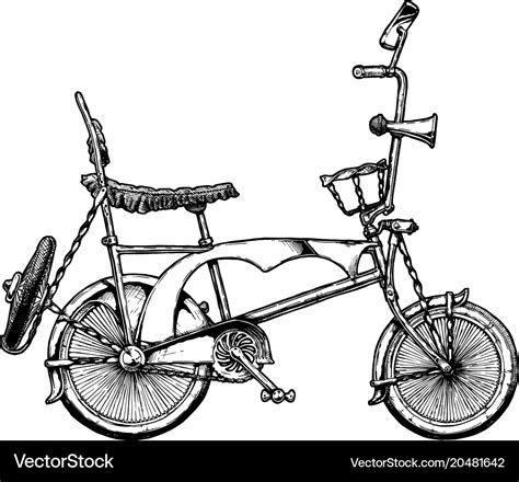 Lowrider Bicycle Drawing