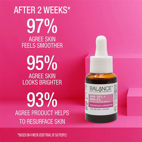 Balance Activce AHA 10% + BHA 2% Serum – Balance Active Formula