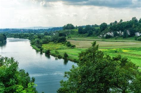 Vistula river in Poland stock photo. Image of scene - 271444936