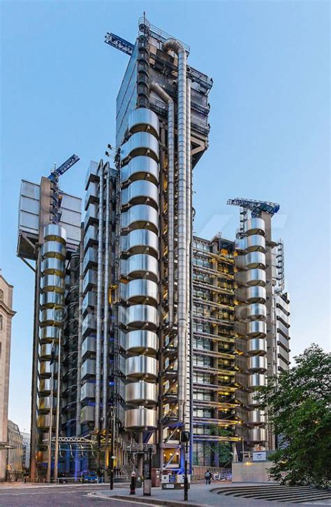 Lloyds Building by Richard Rogers architect, at London, England, 1979 ...