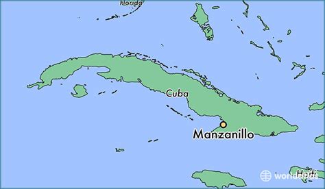 Where is Manzanillo, Cuba? / Manzanillo, Granma Map - WorldAtlas.com