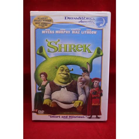 Shrek 2003 Dreamworks Animation Single Disc DVD Movie 678149069921 on ...