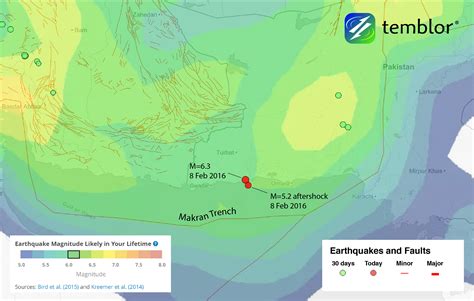 M=6.3 earthquake shakes Pakistan's Makran Coast - Temblor.net