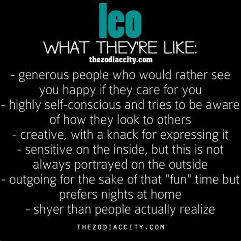 Quotes About Leos Personality. QuotesGram | Leo zodiac facts, Leo ...