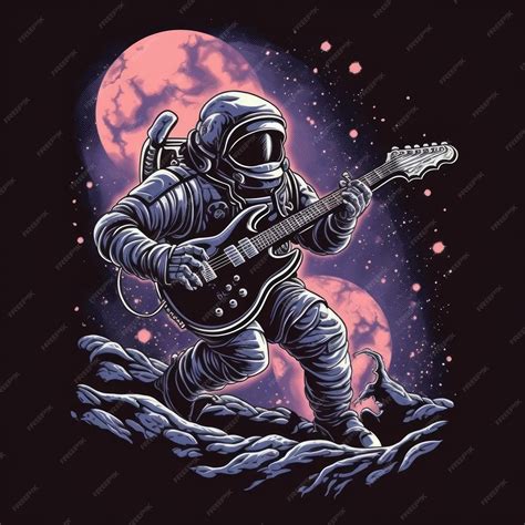 Premium AI Image | spaceman space tshirt tattoo design mockup printable ...