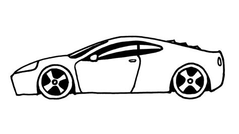 How to Draw a Cool Car - How to draw a sports car - Easy car drawing ...