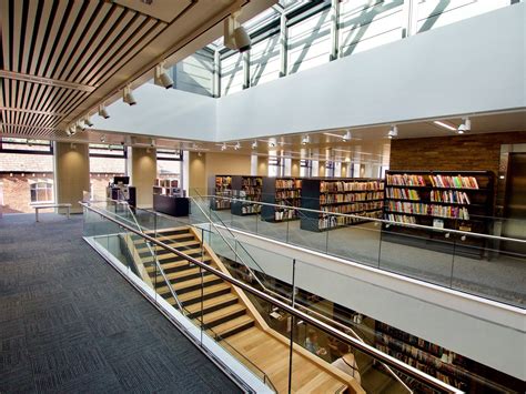 HALIFAX CENTRAL LIBRARY, UK | Modern library design home, Modern ...