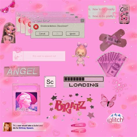 Pink Aesthetic Wallpapers Y2K Desktop Wallpaper