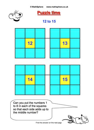 Free Maths Puzzles - MathSphere | Flipboard