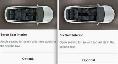 New 6 Seat Option Added to Tesla Model X Design Studio