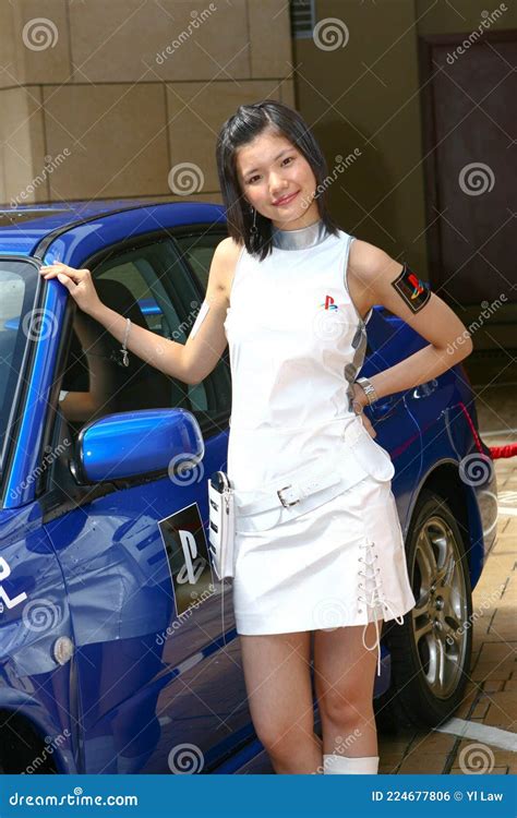 The Chinese Girls, Models from Car Show 1 July 2005 Editorial Photo ...