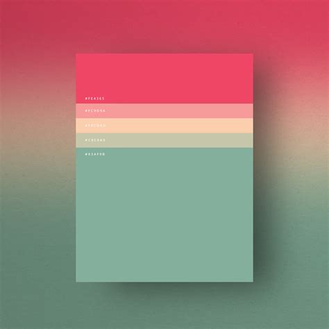 Minimalist #palettes 2015 on Behance | Flat color palette, Graphic ...