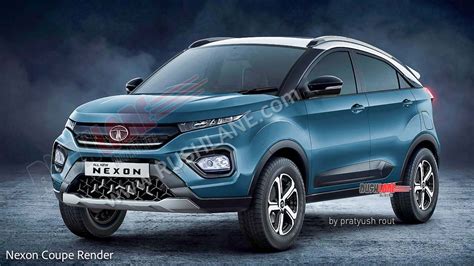 2023 Tata Nexon Coupe Styled SUV To Rival Creta, Seltos - Render