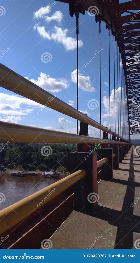 Iron bridge on the highway stock image. Image of metal - 170420787