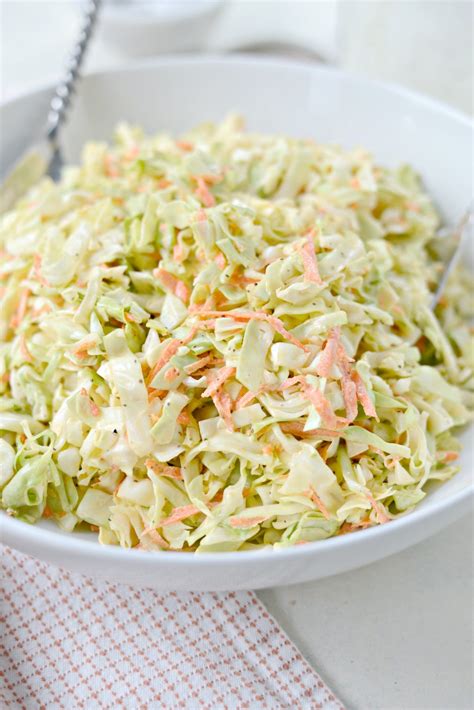 Classic Coleslaw Recipe with Homemade Dressing - Simply Scratch