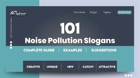 101+ Perfect Noise Pollution Slogans Taglines & Sample - Tiplance