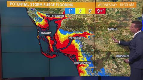 How the Hurricane Ian storm surge is impacting the Florida coast ...