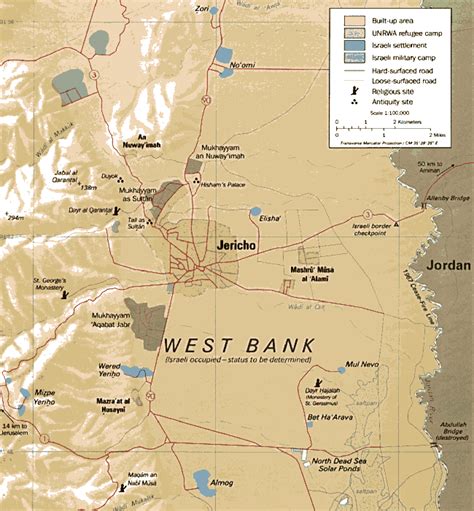 Ancient Jericho Map