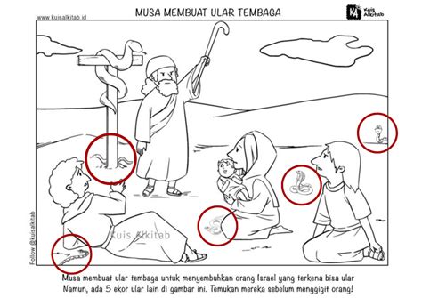 Cari Gambar Tersembunyi Ular Tembaga Musa - Kuis Alkitab