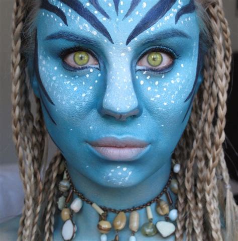 Blue Face Paint, Make Avatar, Stage Makeup, Body Painting, Science ...