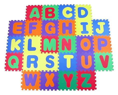 Alphabet Foam Mat - It's great to soften hard floors but even better in ...