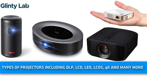 Types Of Projectors including DLP, LCD, LED, LCoS, 4k And Many More