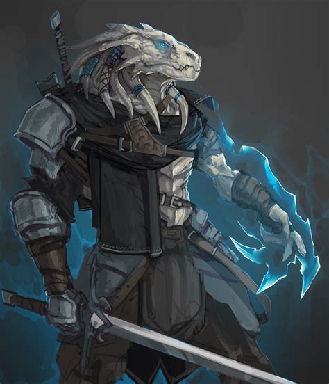 Image result for white dragonborn cleric | Concept art characters ...